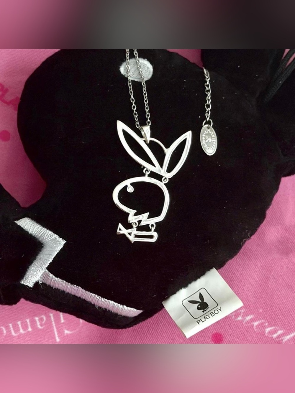 Playboy Y2K bunny necklace - Picture 3 of 6